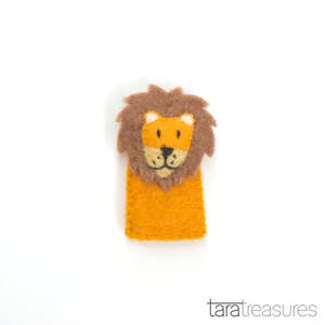 Tara Treasures Felt Lion Finger Puppet