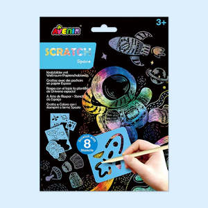 Avenir Scratch With Stencil (Space)