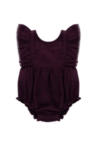 Jamie Kay Organic Cotton Muslin Beatrice Playsuit (Fig)