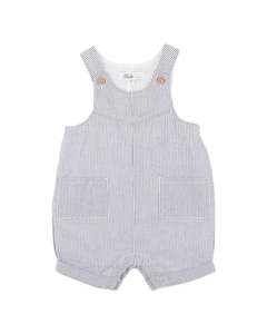 Clothing Baby Playsuits Rompers: Bebe Brady Stripe Woven Overalls