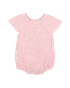 Bebe Willa Organic Knit Pointelle Bodysuit
