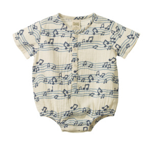 Nature Baby Muslin Monty Suit (Rhythm Print)