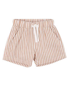 Bebe Brady Stripe Woven Shorts