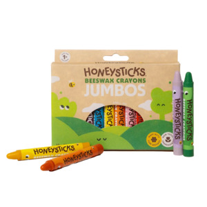 Honey Sticks Beeswax Crayons Jumbos (12pk)