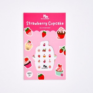 Gift Ideas For Pre Schoolers: No Nasties Kids Nail Sticker Sheet (Strawberry Cupcake)