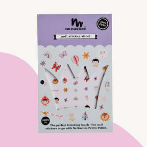 No Nasties Kids Nail Sticker Sheet (Fairy Tale)