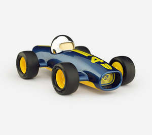 Gift Ideas For Toddlers: Playforever Verve Malibu Lucas Car (Metallic Blue + Yellow)