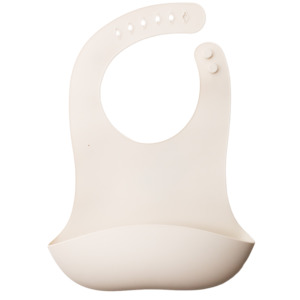 Nestling Silicone Bib (Oat)