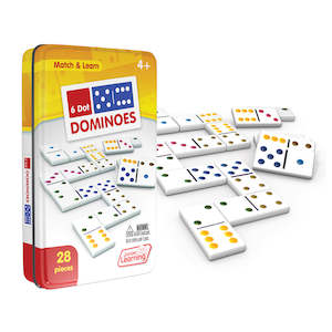 Number: 6 Dot Dominoes