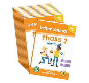 Workbooks: Phase 2 Letter Sounds Workbook - 12 Pack