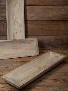 General: Long Wooden Platters