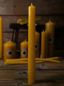 Beeswax Candles: Beeswax Candle - 330mm
