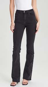 CHARLIE | TALL Flared Jean Black in 3 Lengths