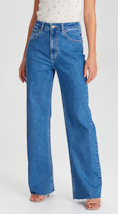 Straight Leg: SUZIE | Wide Leg Jean Sorrento Blue