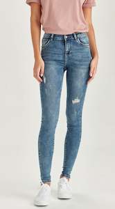 Wildpair Tall Jeans: REAGAN |Tall Jean Dark Blue