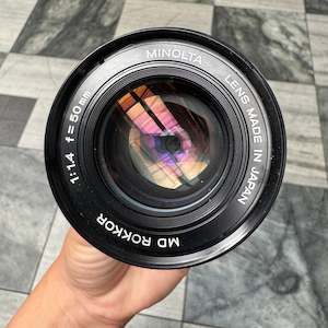 Minolta MD Rokkor 50mm f/1.4 Lens