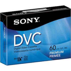 Handycams: Sony DVM-60PRR 60-Minute Premium Mini DV Cassette