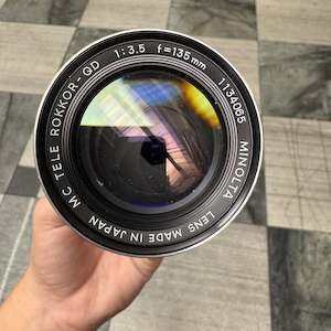 Minolta Md Mount: Minolta MC Tele Rokkor-QD 135mm f/3.5 Lens