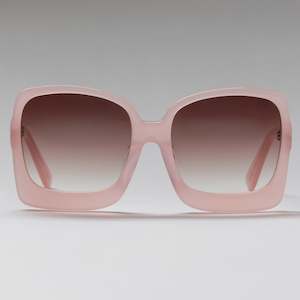 Happy To Sit On Your Face Sunglasses: Acid Pink
