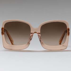 Happy To Sit On Your Face Sunglasses: Acid Orange