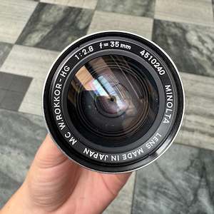 Minolta MC W.Rokkor-HG 35mm f/2.8 Lens