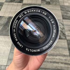 Minolta MC W.Rokkor-HG 35mm f/2.8 Lens