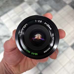 Olympus Om Mount: Tamron BBAR Multi C 28mm f/2.8 Lens