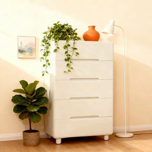 Frontpage: Pebble Five-Drawers Tallboy