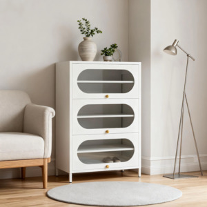 LumiSteel Shoe Cabinet