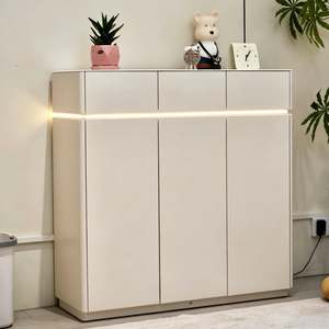 Living Room Furniture: Halo Three Doors Shoe Cabinet