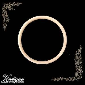 Circular Ring Centrepiece wood applique 15cm diameter