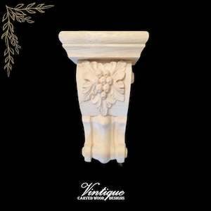 Vino Grape wooden corbel (each) 20cm x 10cm x 6cm