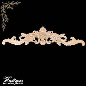 Hapsburg Flush Centre Wooden Applique 70cm x 16cm