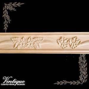 By Theme Bows Baskets Ribbons: Bouquet & Ribbon wood border trim moulding 80mm wide