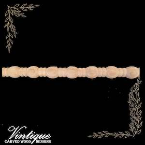 Large HM Beads Wood border furniture edging/  trim moulding 18mm wide
