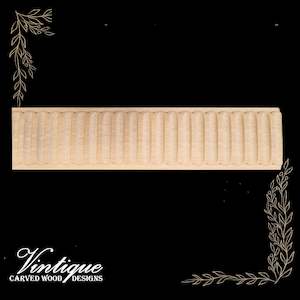 By Theme Regal Ornate And Elegant Wooden Design: Vestry Fluted pattern Wood border trim moulding 50mm wide