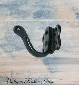 Cast Iron Coat Hooks Hooks: Cast Iron Ye Olde robehook 50mm high