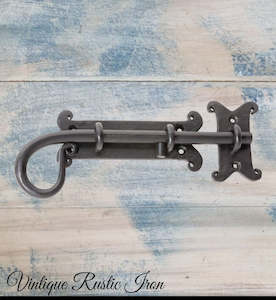 Iron Rustic door or gate Slide Bolt 200mm