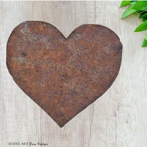Love heart  Rusty metal 160mm x 170mm