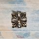 Large square Bronze metal decorative for cabinet furniture 50mm x 50mm