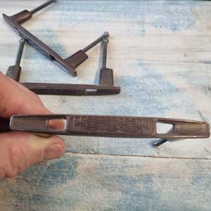 Vintage Furniture Handles Pull: Antique bronze 118mm long nz made drawer handle (set of 3)