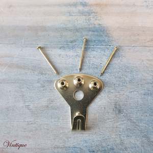 Furniture Hardware Assorted Items: large Heavy duty Picture hook  40mm x 33mm