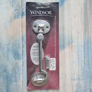 Windsor chromed brass 125mm cabin hook (surplus stock)