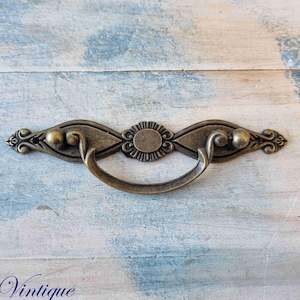 Swing Handles: Antique look Pantry drawer swing pull 136mm x 35mm