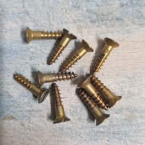 Antique Solid Brass wood screws 3/4''(19.05mm) 8 gauge