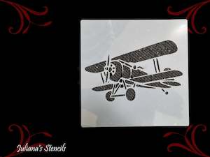 Childrens Themed Wall Furniture Painting Stencils: BI-PLANE vintage furniture & Wall paint stencil 200mm x 200mm