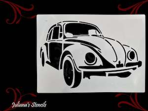 Childrens Themed Wall Furniture Painting Stencils: VW Beetle Furniture & Wall Paint Stencil 297 x 210mm