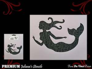 MERMAID Childrens Furniture Paint Stencil 150mm x 200mm