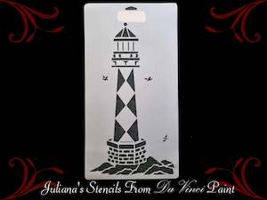 Childrens Themed Wall Furniture Painting Stencils: LARGE LIGHTHOUSE Childrens Wall & Furniture Paint Stencil 510mm x 255mm