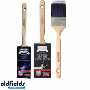 Paint Brushes: Pro Series Rectangle Sash Cutter Paint Brushes from Oldfields (Various sizes)